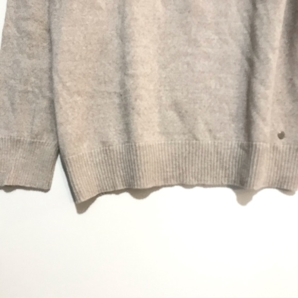 Olsen Europe Cowl Neck Wool Beige Sweater Size 14 - Picture 4 of 10